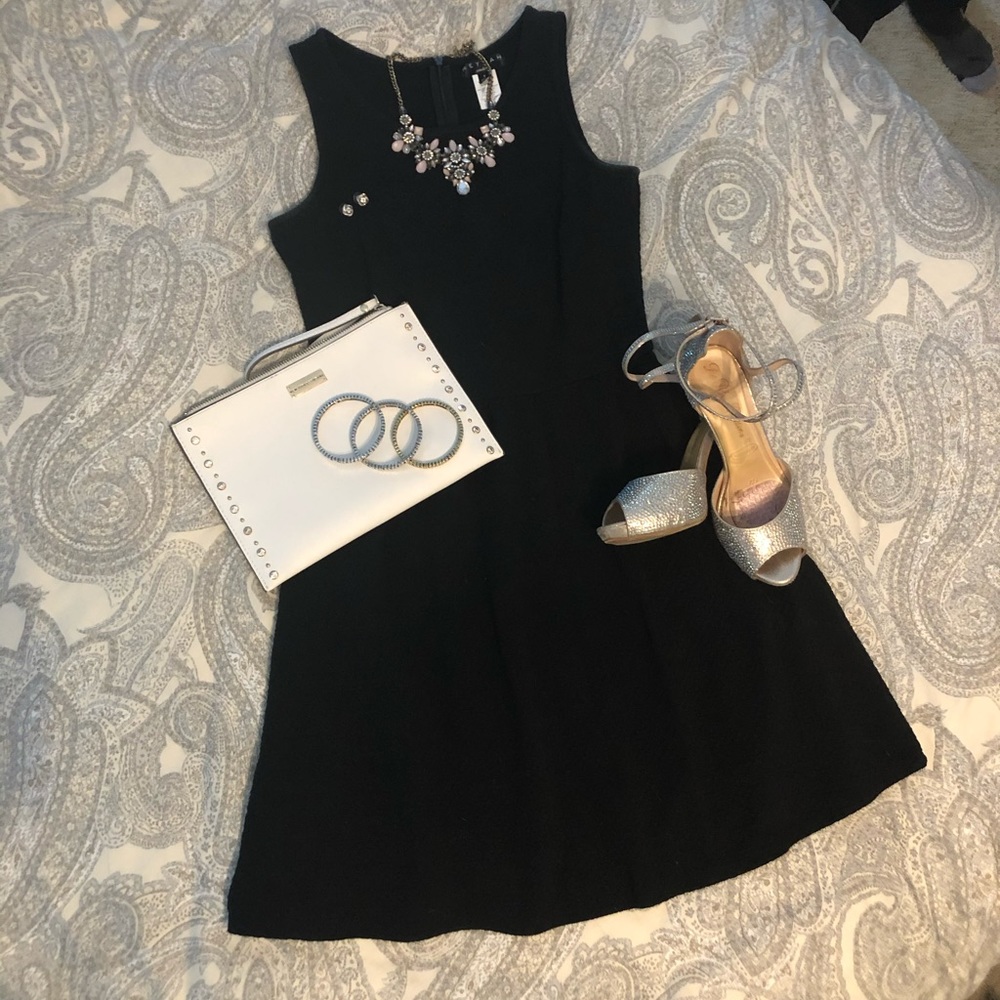 Black dress- sweater material